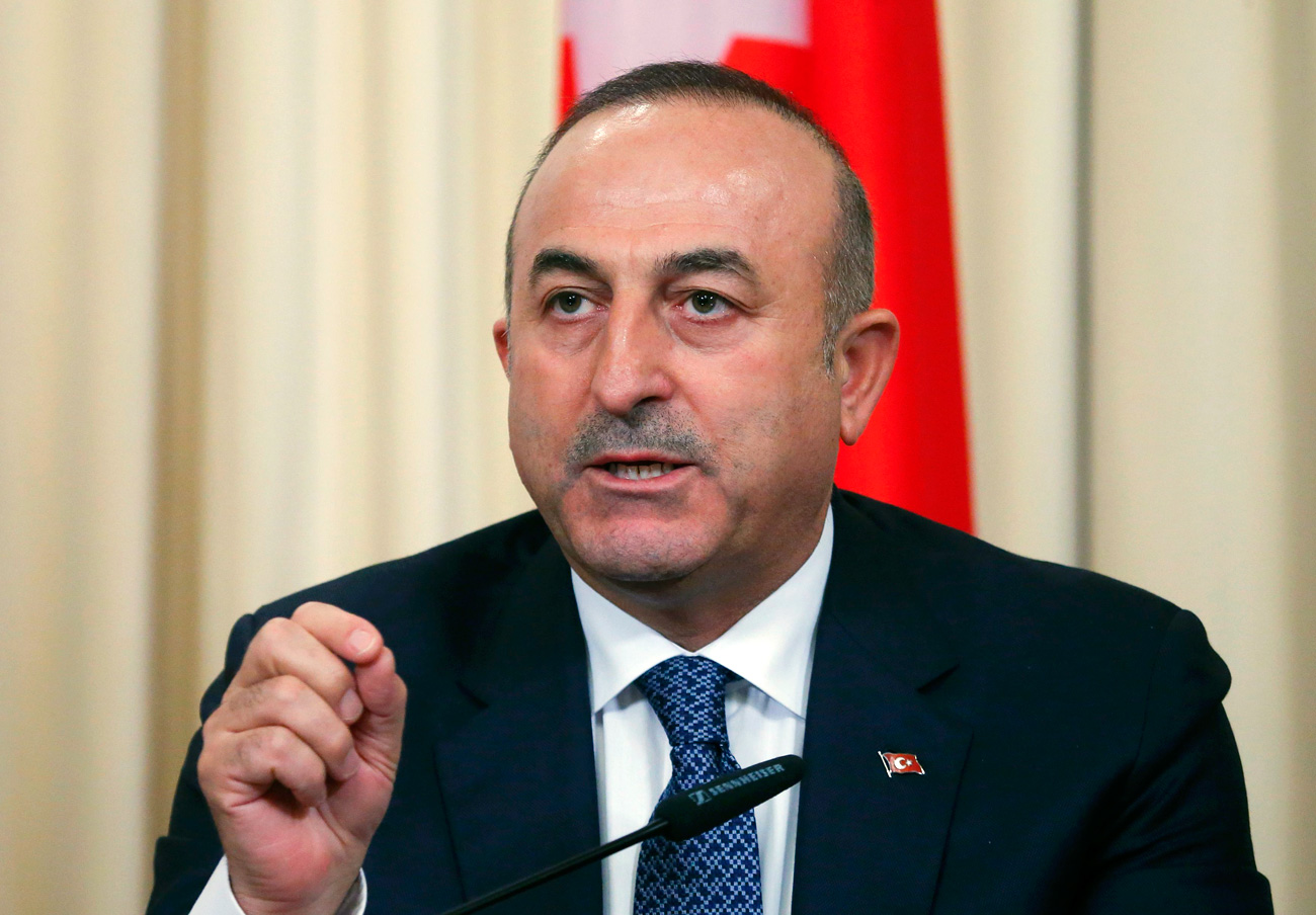 Il ministro degli Esteri turco, Mevlut Cavusoglu.