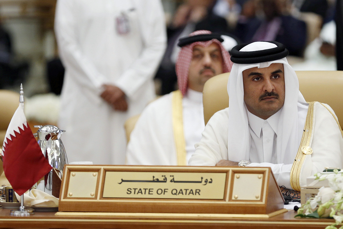  Emir Qatar Tamim bin Hamad al-Thani.