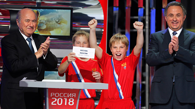 WM 2018: Russland veranstaltet zum ersten Mal ein Fußballturnier in solcher Größenordnung. Foto: AP.