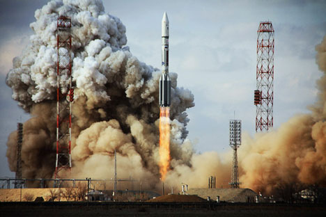 Das Weltraumbahnhof Baikonur liegt näher am Äquator als andere russische Kosmodrome wie Wostotschny und Plessetzk und ist damit für den Abschuss von Satelliten günstiger. Foto: AFP/East News