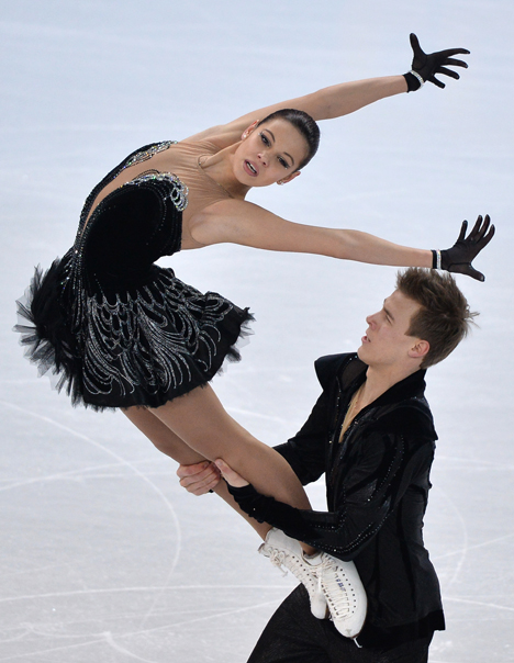 Russische Eistänzer Elena Ilinych und Nikita Katsalapow. Foto: RIA-Novosti 