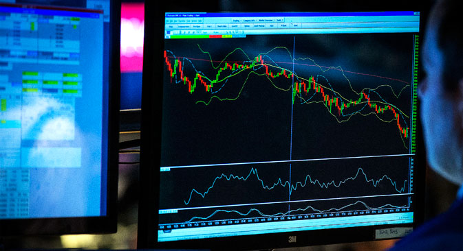 Russland drohen neue Sanktionen, die russischen Börsen gehen auf Talfahrt. Foto: Reuters