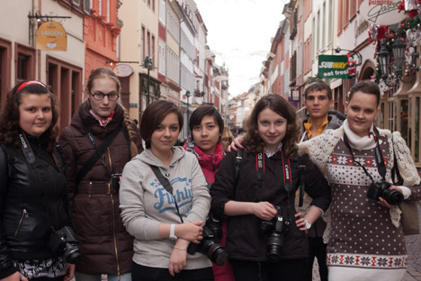 Participantes del proyecto “Vivimos en esta Tierra” en Alemania. Fuente: Amvrosiy Jrámov