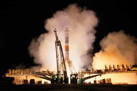 Program ruang angkasa Cina secara kualitatif setara dengan milik Rusia. Bahkan, desain pesawat ruang angkasa Cina, Shenzhou, didasarkan pada Soyuz buatan Soviet. Sumber: AP.
