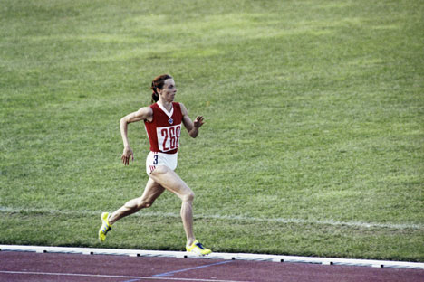 L'atleta sovietica Tatjana Kazankina (Foto: Yuri Somov / Ria Novosti)