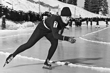 La campionessa sovietica di pattinaggio di velocità Lidia Skoblikova (Foto: Ria Novosti)
