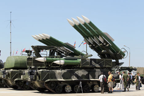 Sia le forze armate ucraine sia quelle russe sono dotate del sistema missilistico anti-aereo “Buk" (Foto: Alexei Kudenko / Ria Novosti)