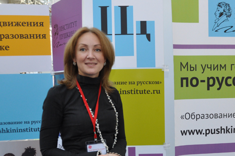 Margarita Ruseckaja, direttrice dell’istituto Pushkin (Foto: Gleb Fedorov)