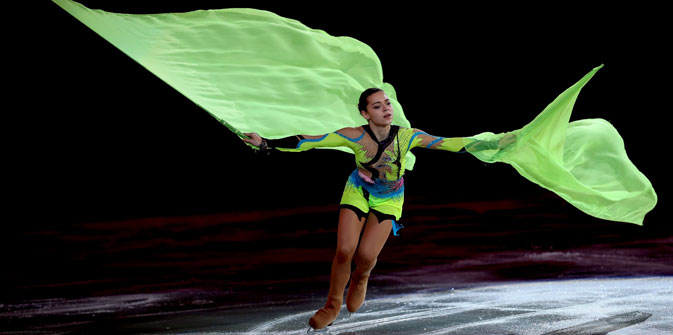 17歳のアデリナ・ソトニコワはソチ五輪の主役の一人、そしてロシアの冬季五輪史で記録をつくった選手だ＝Getty Images/Fotobank撮影