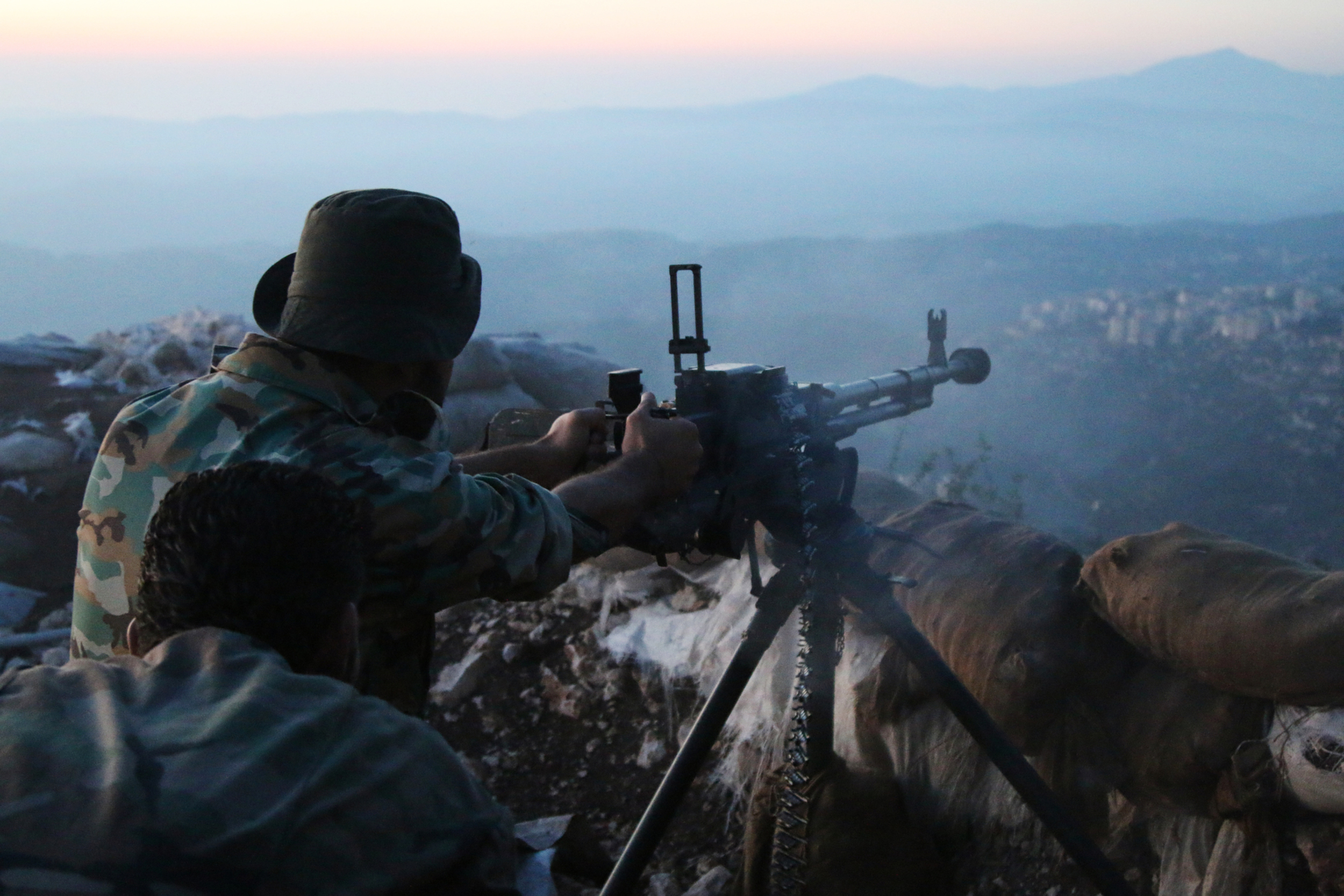 Pozicija sirijske vojske u provinciji Latakija. 