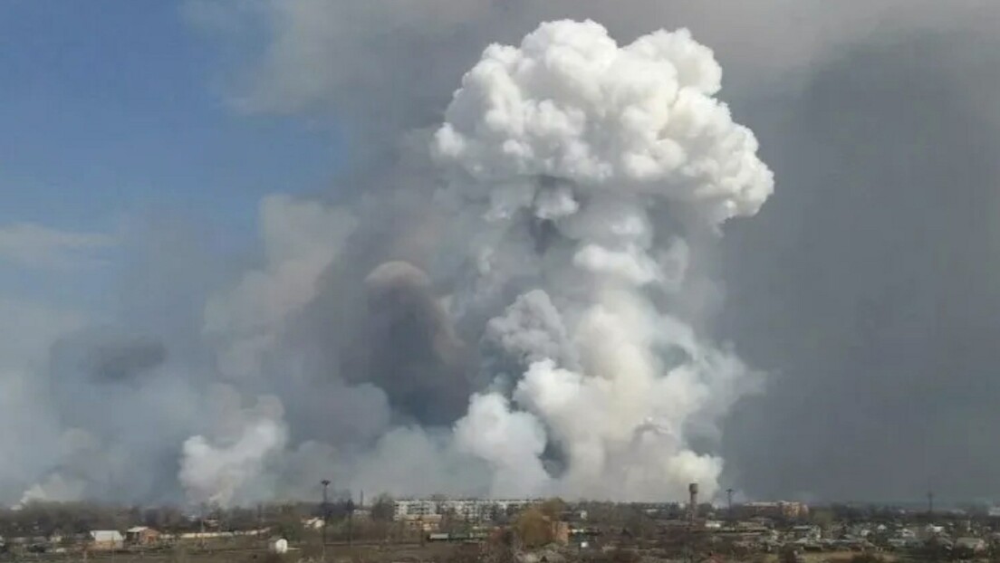 Ваздушна опасност широм Украјине, две експлозије у Русији