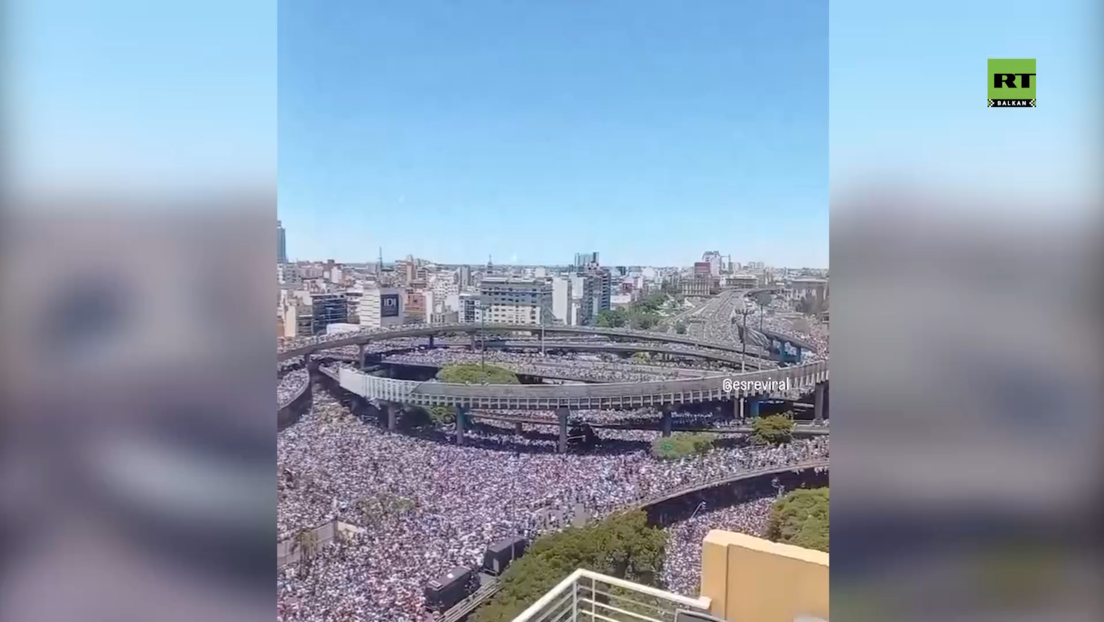 Милиони Аргентинаца прославили титулу светског шампиона у фудбалу