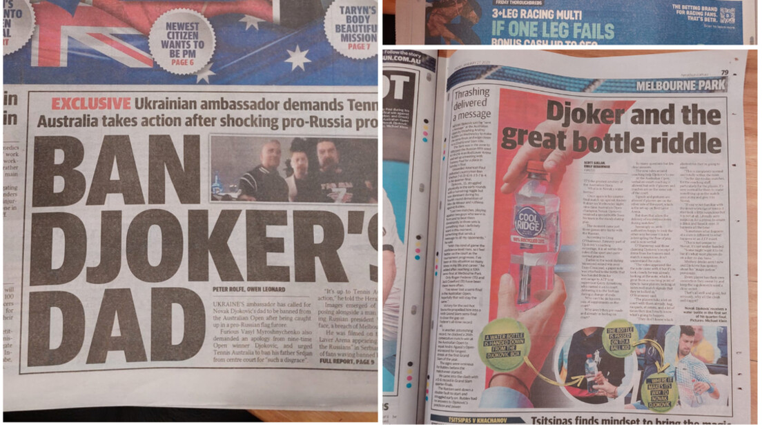Протеривање Ђоковићевог оца и измишљање скандала – Новак је "трн у оку" аустралијским медијима