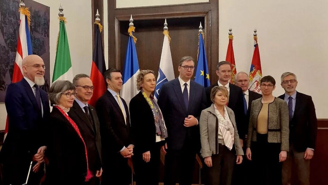 Vučić sa ambasadorima Kvinte: Bez ZSO dijalog gubi smisao