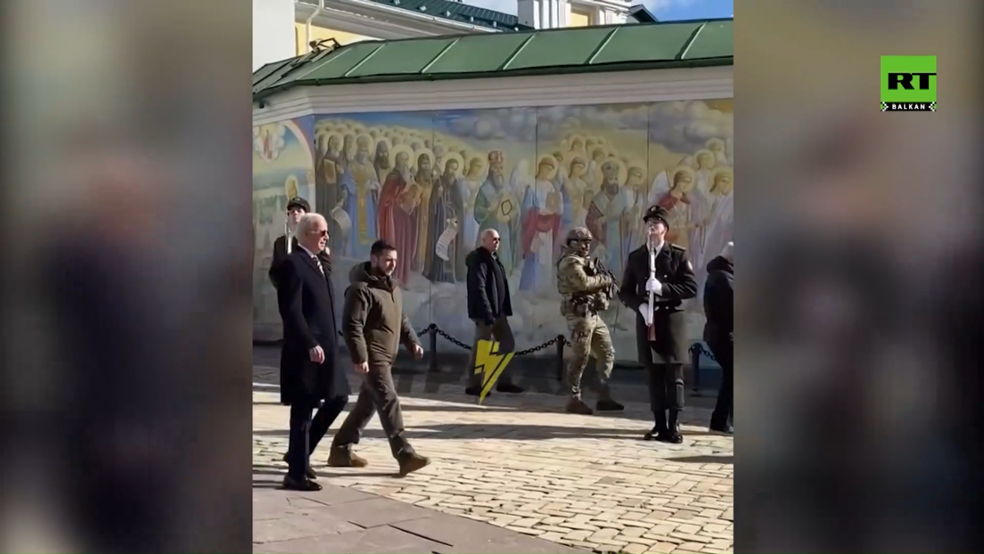 Bajden na sastanku sa Zelenskim u Kijevu (VIDEO)