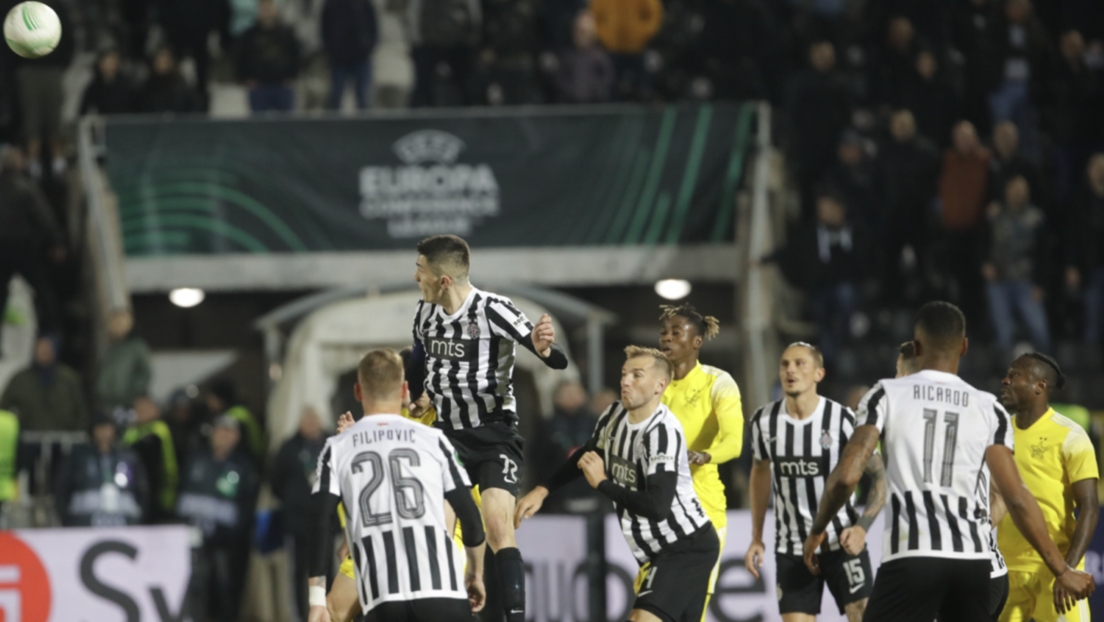 "Pomračenje" Partizana nakon datog gola, Šerif izbacio crno-bele