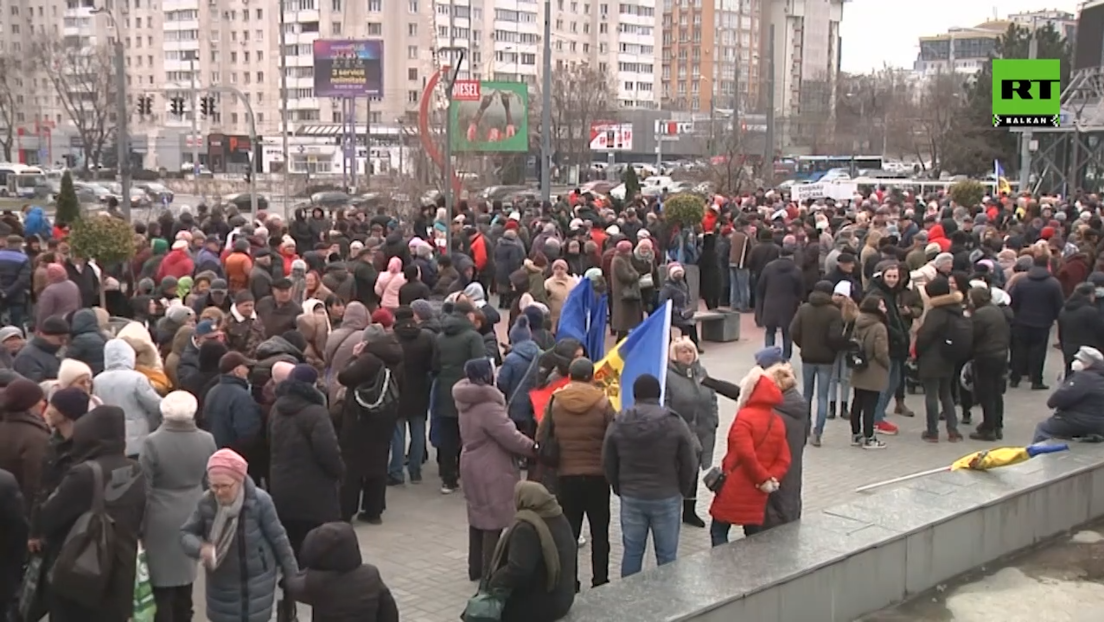 Велики антивладини митинзи поново у Молдавији (ВИДЕО)