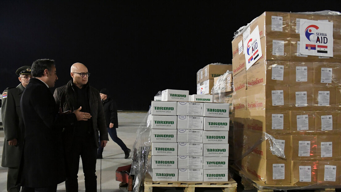 Сирији стигао први контигент помоћи из Београда: Прикупљено 100 тона намирница за угрожене (ФОТО)