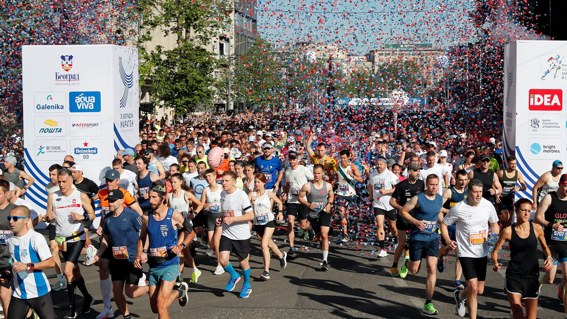 Београдски маратон у недељу мења режим саобраћаја (МАПА)