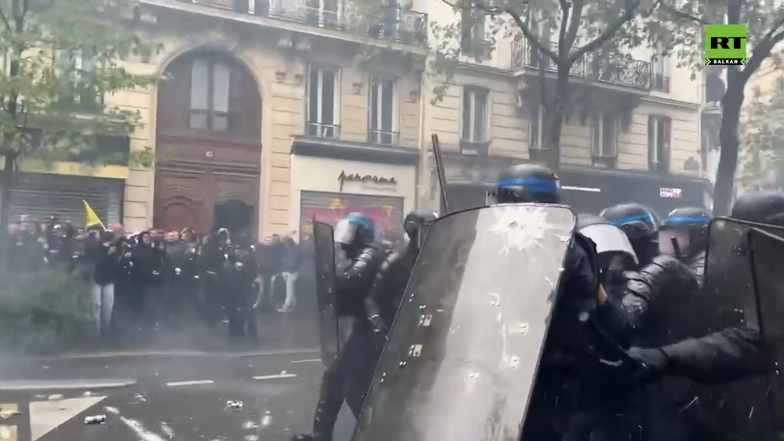 Биланс првомајских протеста у Француској: Ухапшена 291 особа, повређено 108 полицајаца