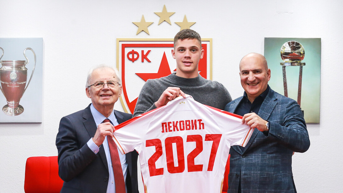 Zvezda čuva svoje "blago" - Leković potpisao do 2027. godine