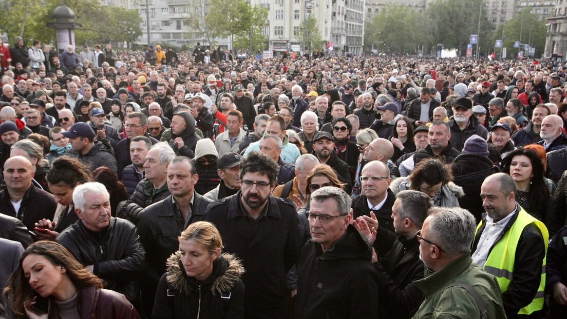 Завршен други протест "Србија против насиља" у Београду: Саобраћај нормализован након блокаде Газеле