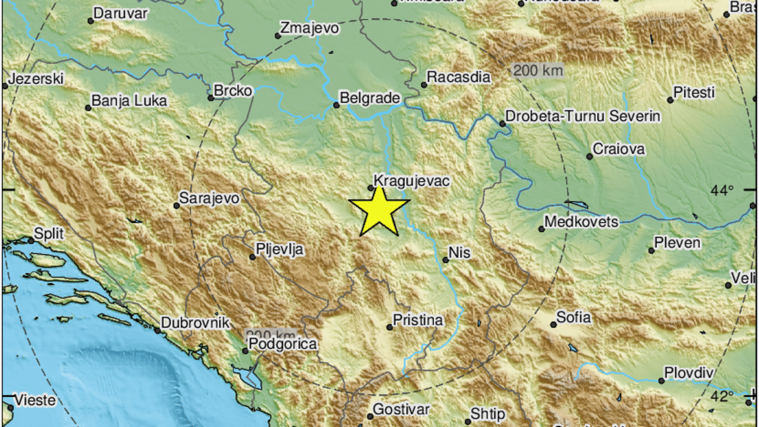 "Stvarno se treslo": Zemljotres jačine 4 stepena Rihterove skale pogodio Srbiju