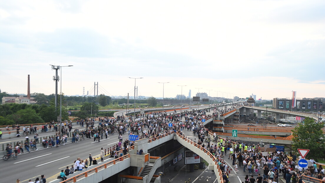 Završen sedmi protest "Srbija protiv nasilja"