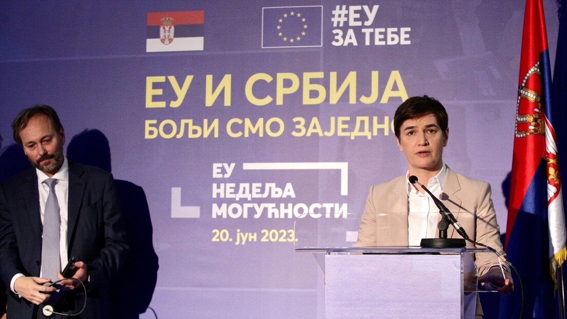 Брнабић: Србија жели да буде део ЕУ, молимо вас да се коначно примени Бриселски споразум