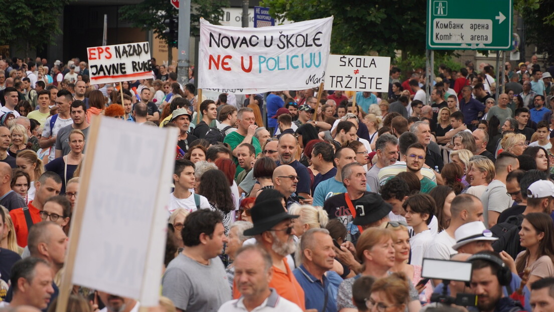 Završen osmi protest "Srbija protiv nasilja", okupljanja održana u više gradova u Srbiji