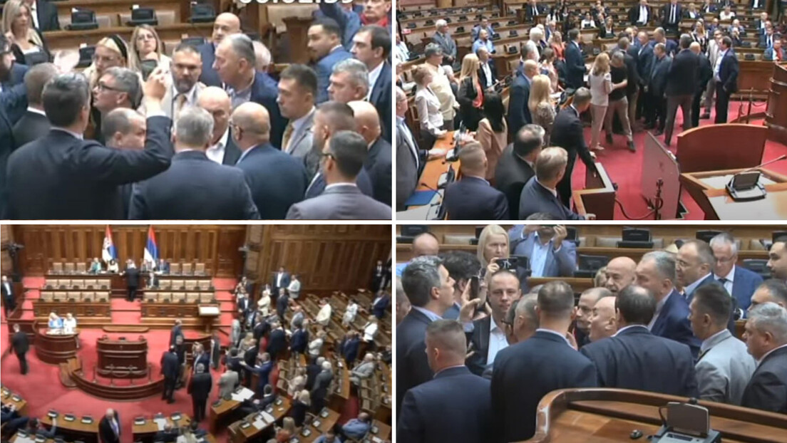 Incident u Skupštini: Martinović napustio salu nakon negodovanja dela opozicije (VIDEO)