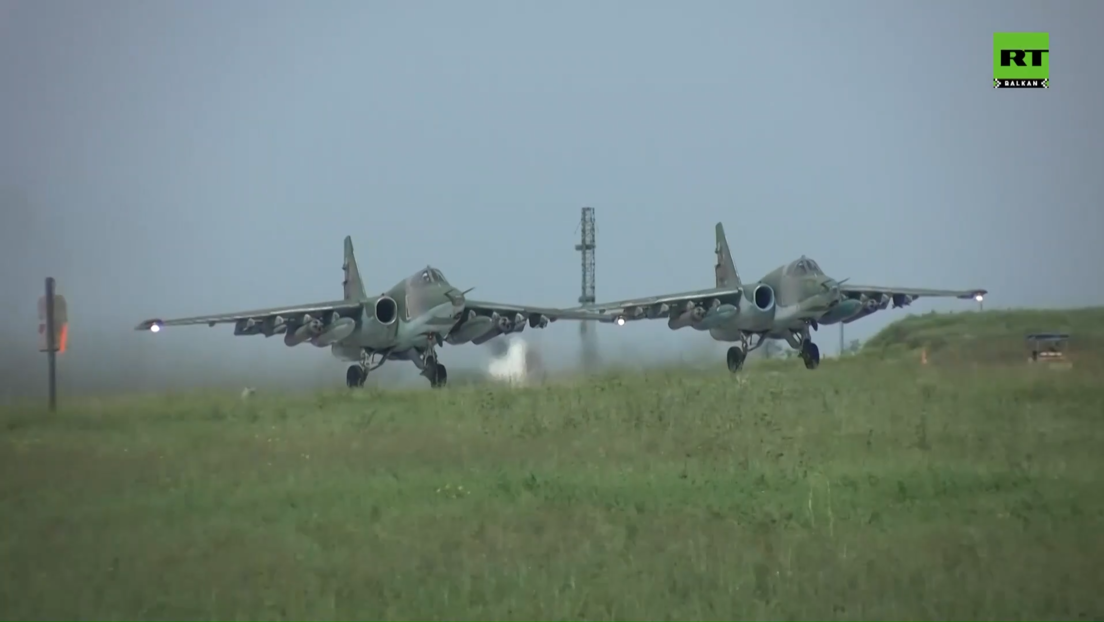 Акција јуришних авиона СУ-25 у зони Специјалне војне операције