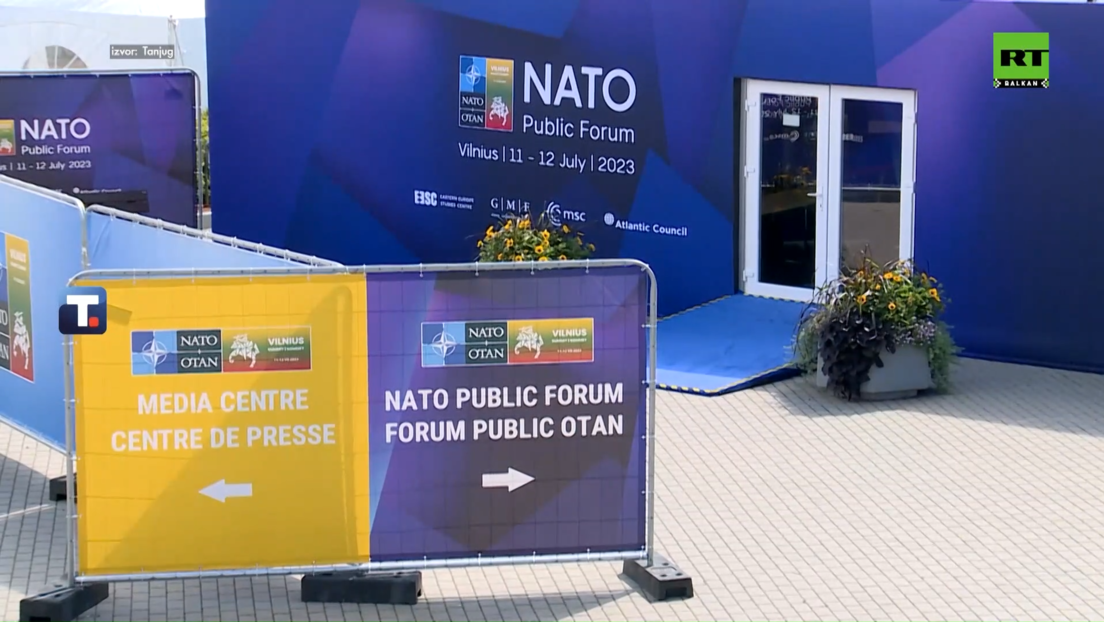Атмосфера пред НАТО самит у Вилњусу: Широм града вијоре се заставе Украјине (ВИДЕО)