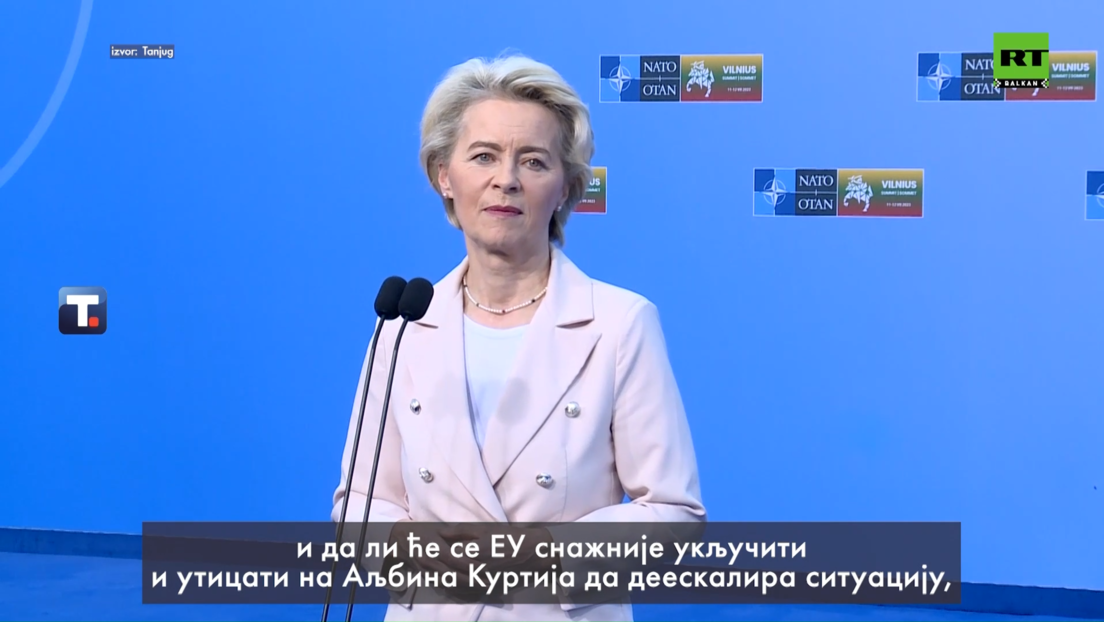 Фон дер Лајен о плану за деескалацију ситуације на КиМ