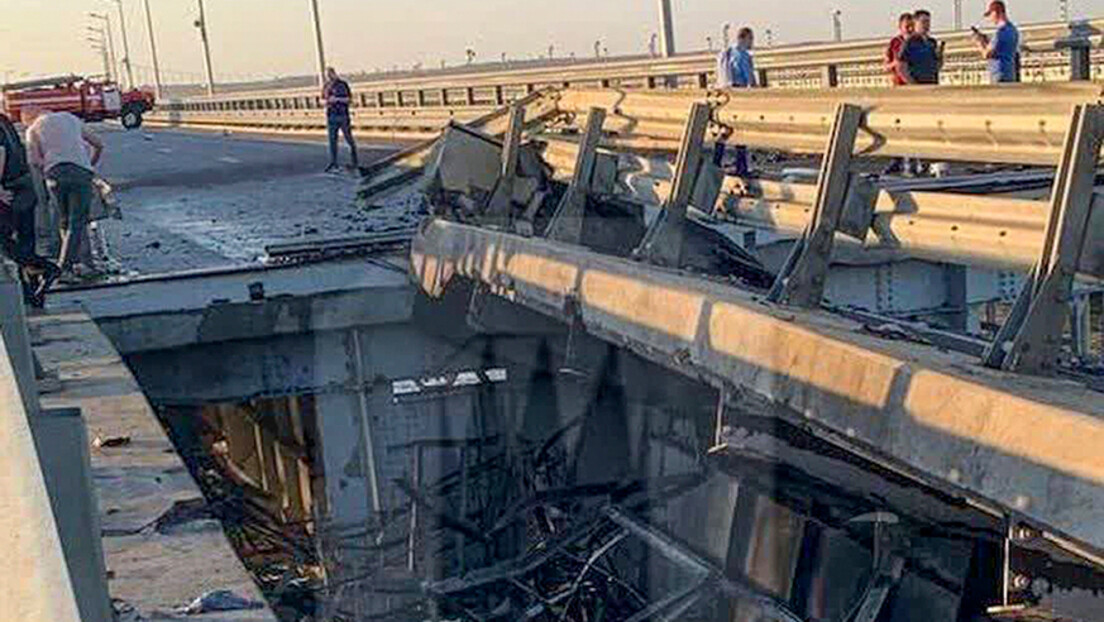 Moskva: Na Krimski most je izvršen teroristički napad