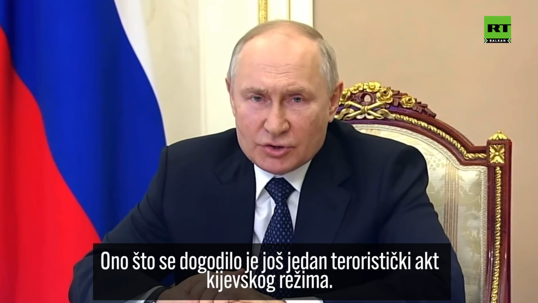 Путин: Москва спрема одговор на терористички напад на Кримски мост