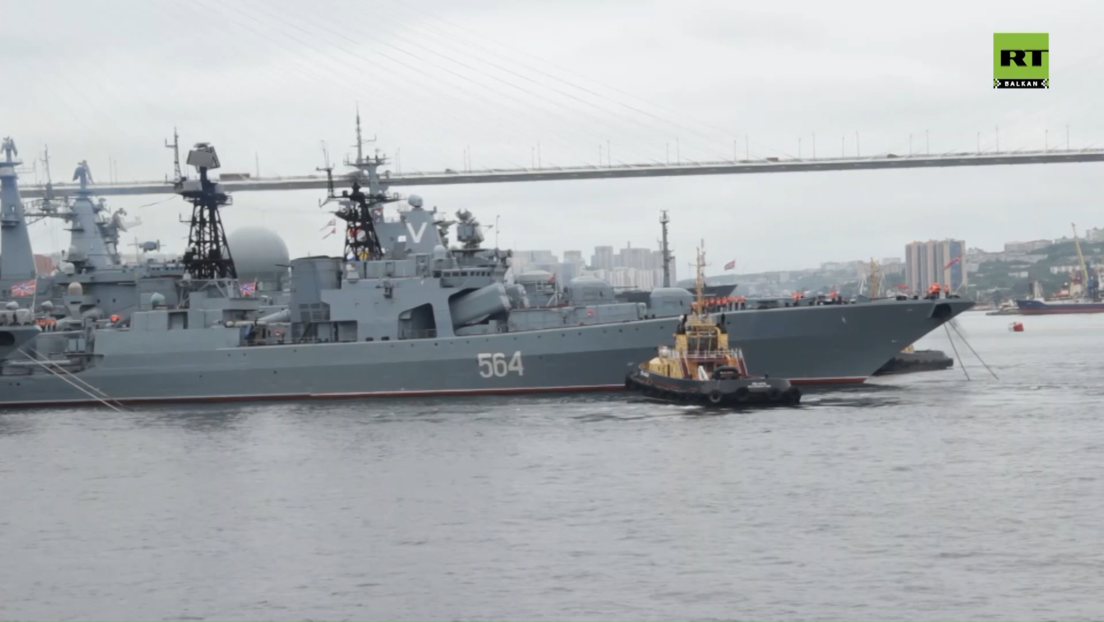 Руски бродови плове ка Јапанском мору - почињу руско-кинеске поморске вежбе (ВИДЕО)