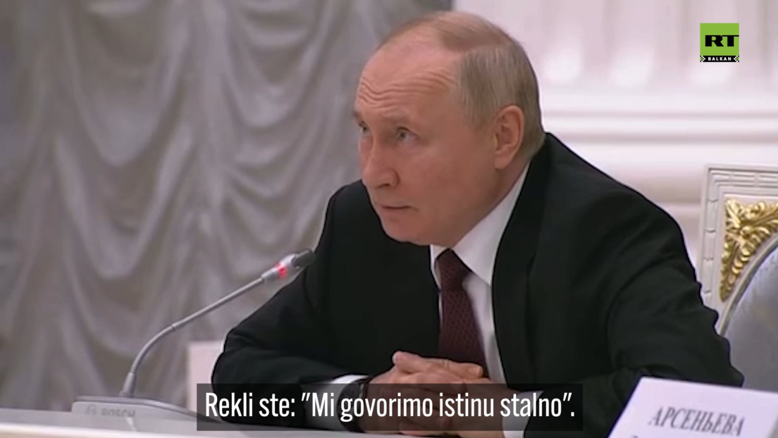 Путин: РТ је забрањен у свим земљама Европске уније, Запад се боји истине