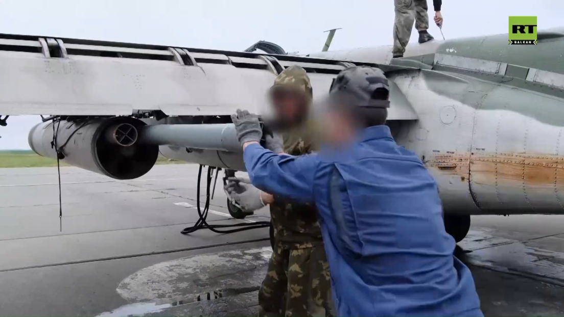 Juriš Su-25 na minobacačke posade Oružanih snaga Ukrajine