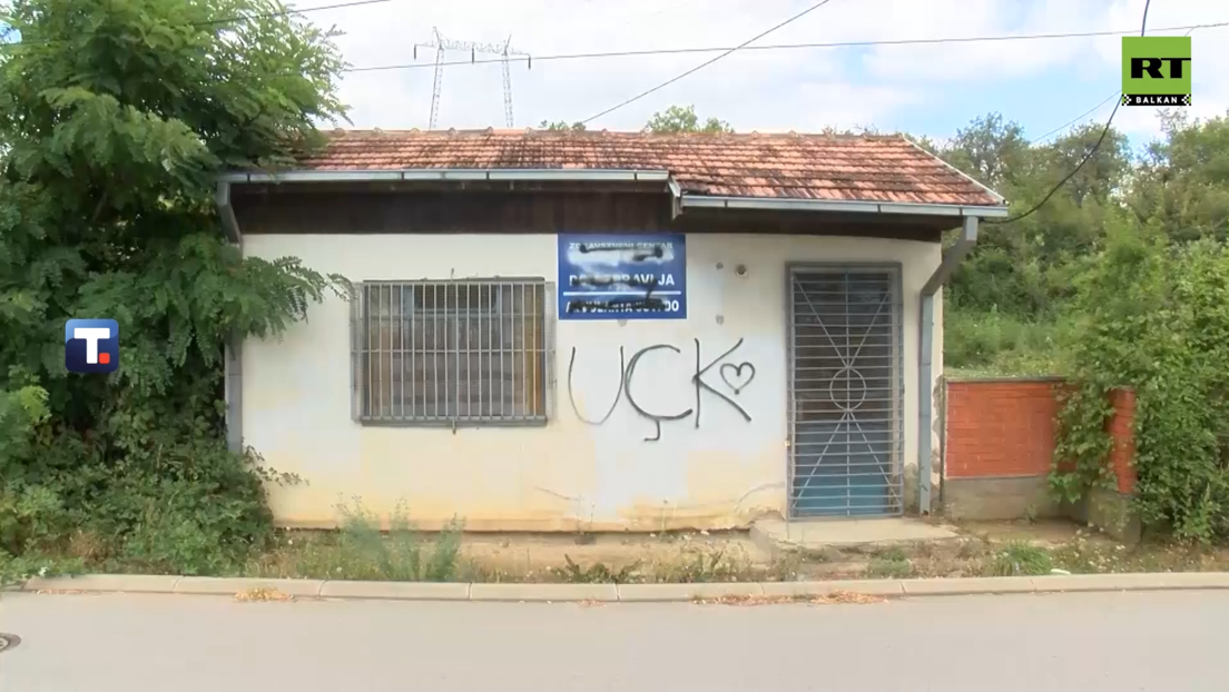 Srbi uznemireni zbog grafita s pretećim porukama na ambulanti u selu Suvi Do na KiM