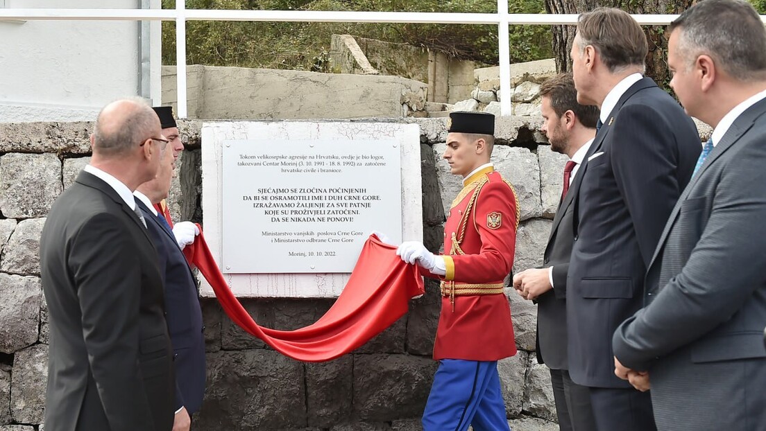 Црна Гора: Војска и даље не дозвољава уклањање спомен плоче у Морињу
