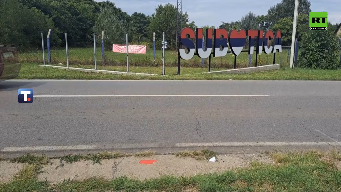 Уништен натпис "Суботица" на мађарском, Пастор: Ово је порука Вучићу (ФОТО)