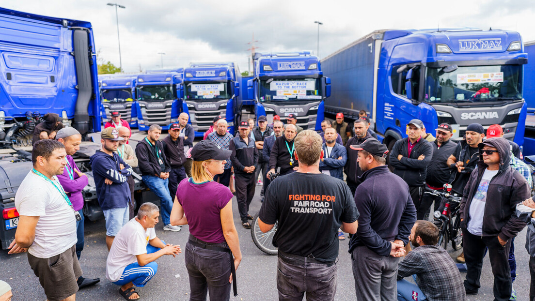 Возачи камиона у Немачкој очајни: Ни штрајк глађу им не помаже да добију плате које су зарадили