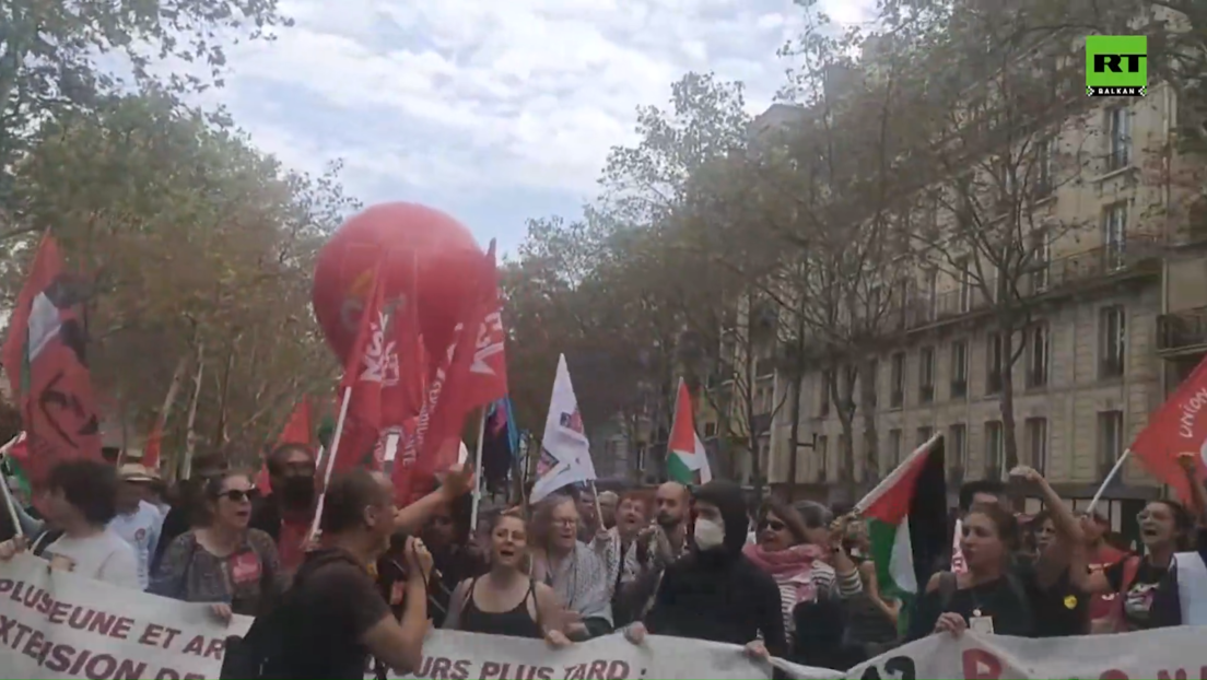 Mitinzi podrške Palestini u Parizu