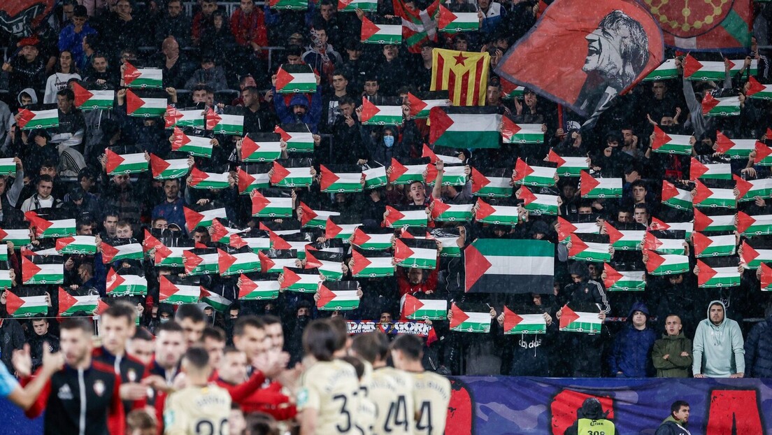 Навијачи у Шпанији показивали заставе Палестине, скандирали Израелцу да умре
