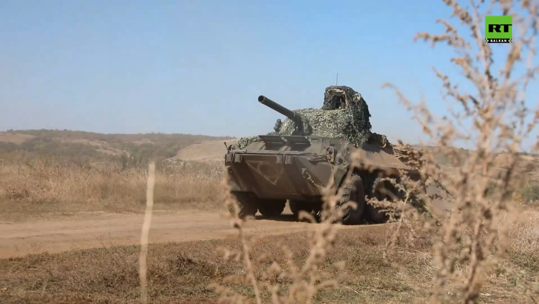 Самоходни минобацачи "нона-СВК" уништавају оклопна возила оружаних снага Украјине у зони СВО