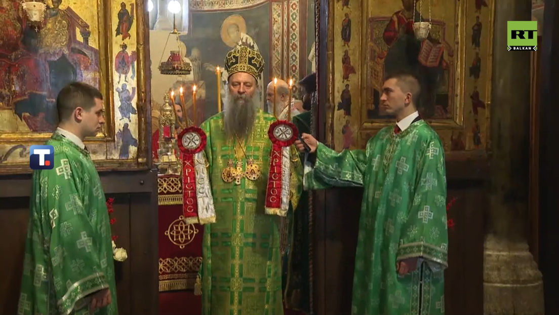 Patrijarh Porfirije služio liturgiju u Gračanici (VIDEO)