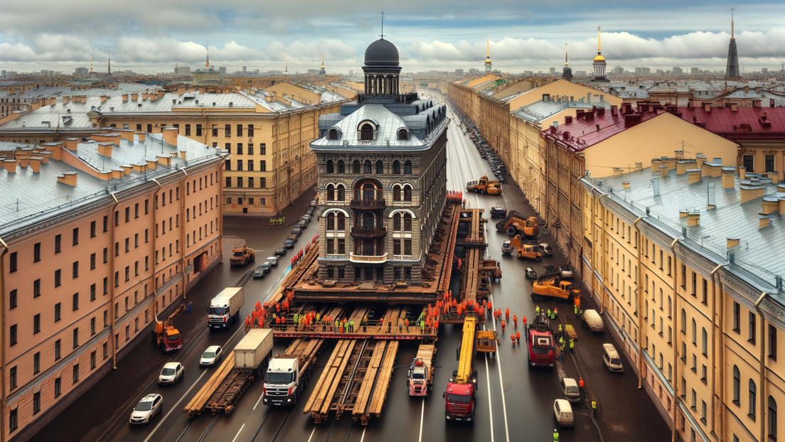 Kako su u Sankt Peterburgu pomerili čitavu zgradu za 52 metra