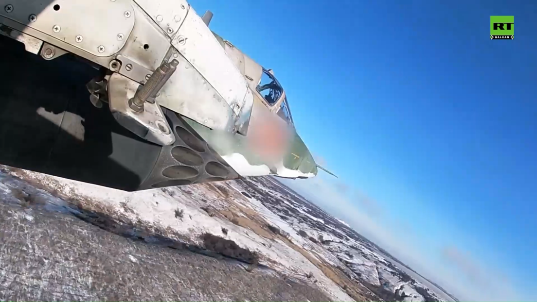 Објављен нови снимак рада Су-25 на правцу Доњецка