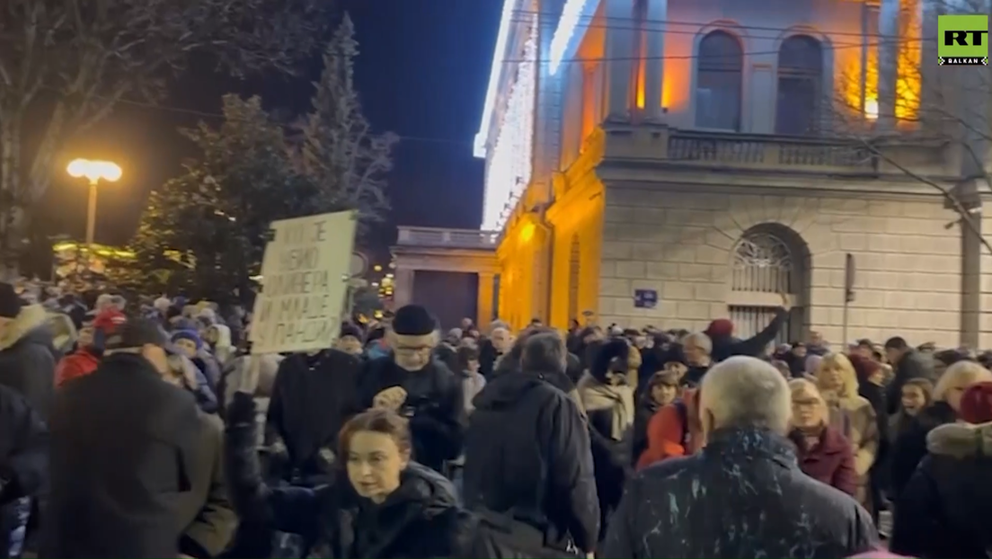 Први протест прозападне опозиције у 2024: Скуп завршен код Цркве Светог Марка (ФОТО, ВИДЕО)